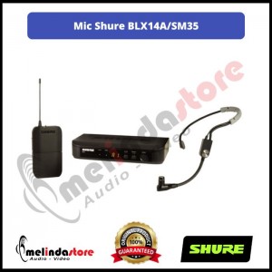 Microphone Wireless Shure BLX14RA/SM35 | Wireless Mic Fitness Shure Headset Microphone Wireless Shure BLX14RA/SM35 | Wireless Mic Fitness Shure Headset